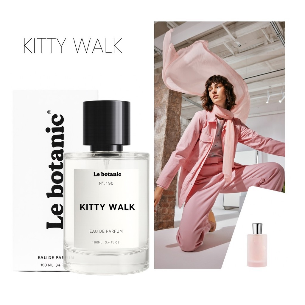 Perfume Kitty Walk - Le botanic - Alta Fixação em Oferta na Shopee