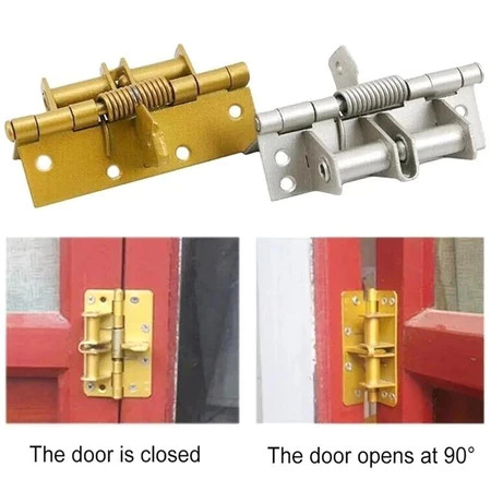 Dobradiças 1/2/4pcs Com 90 ° Fechamento Automático Para Portas De Madeira E Qualquer Tipo De Porta , Multifuncional Nece