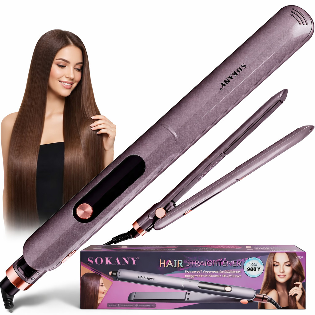Prancha Cabelo Chapinha Cerâmica Profissional Alisadora 5 Níveis Bivolt 230° 110v-220v Bivolt