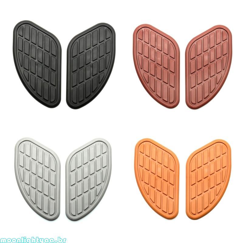 moonlightyaa1 Par Protetores Tanques Motocicleta Borracha Almofadas Para Uso Duradouro