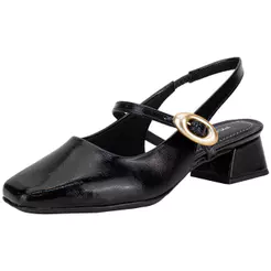 Scarpin Feminino Salto Grosso Piccadilly 160104