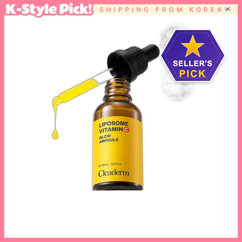 [daiso] Ampola Cleaderm Liposome Vitamina C Brilho , 30ml , 1 Unidade/De Coreano/Radiance Booster Da K-Style Pick