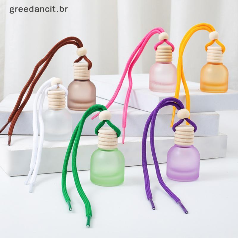 MA 1 Unidade 11ml Ambientador Garrafa Vazia De Vidro Pendurada Para Carro Difusor De Pingente De Aromaterapia Decoração 