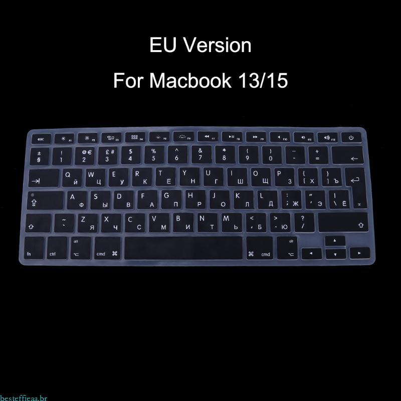 Capa Teclado besteffie Paramacbook Air 13 15 Silicone Para PC