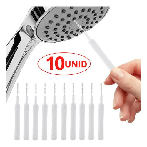 Kit Mini Escova Limpeza Furo Chuveiro Desentupir