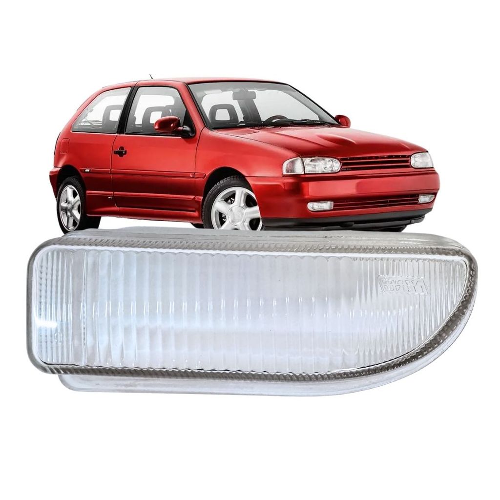 Lente Farol Milha Neblina Para Gol Saveiro Bola 95 a 99 Parati 97 a 99 Gol Special 1999 a 2003 LE