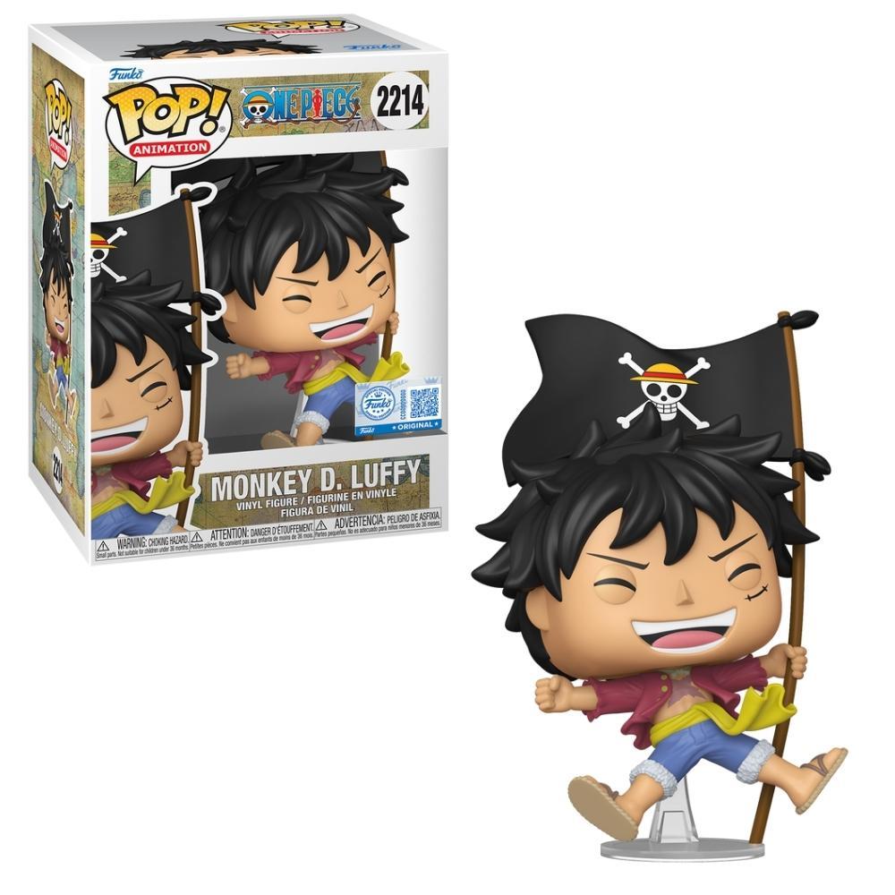 Boneco Funko Pop! One Piece - Luffy com Bandeira em Oferta na Shopee