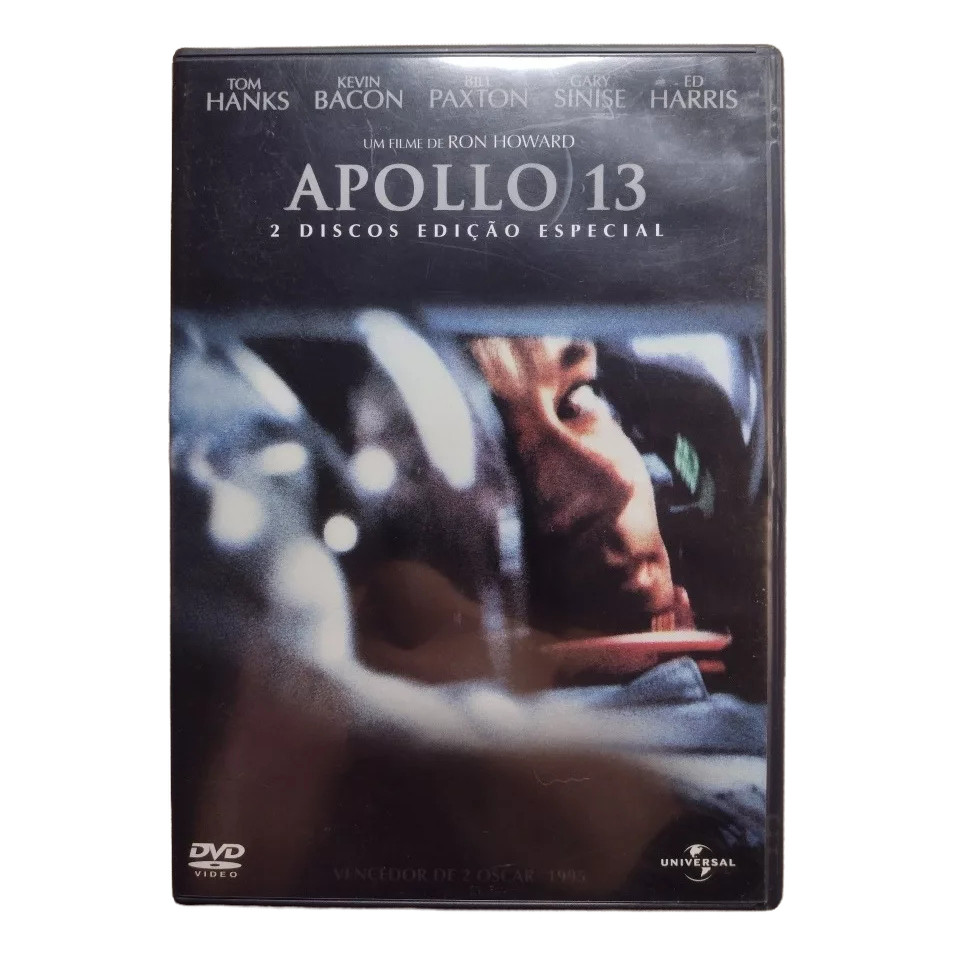 DVD Filme Duplo Apollo 13 Desastre Triunfo Tom Hanks Ron Howard