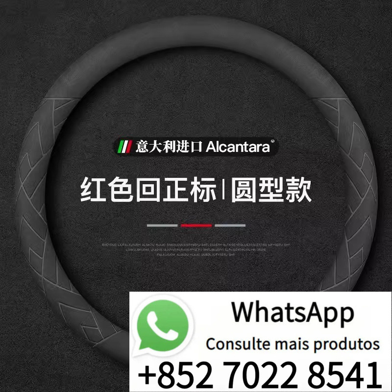 Capa de volante para o inverno, adequada para BMW, Audi, Tesla, Toyota, Volkswagen, Nissan e outros veículos, feita de c