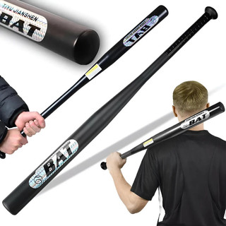 28"/32" Taco de beisebol de aço de liga espessada, taco de beisebol de fitness para carro