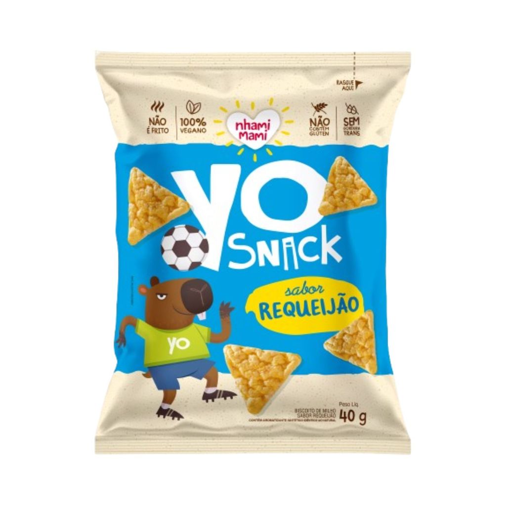 Yo Snack Infantil Requeijão Vegano Sem Glúten - Nhami Mami 40g