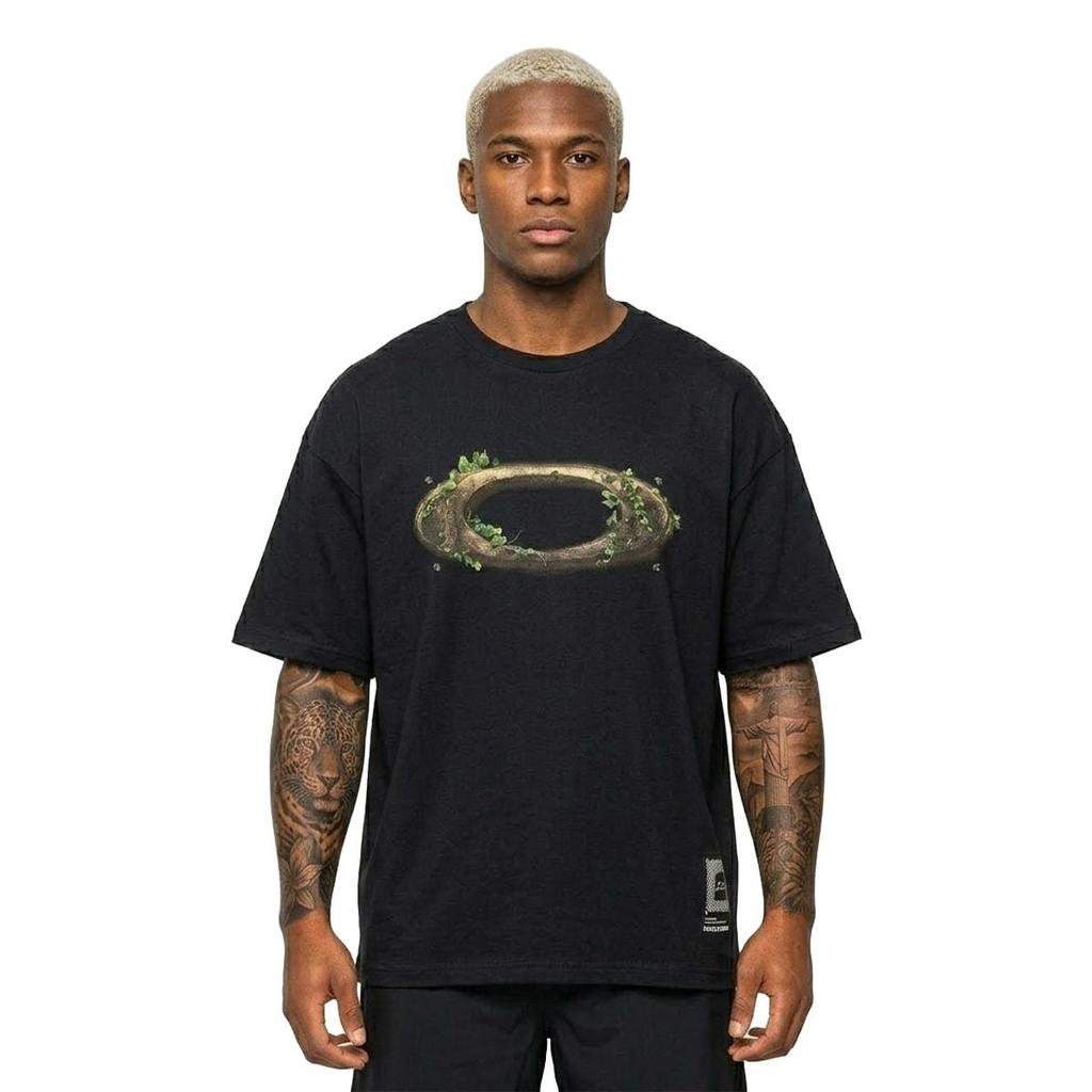Camiseta Oakley Masculina Ellipse Natureverse Rusty Casual