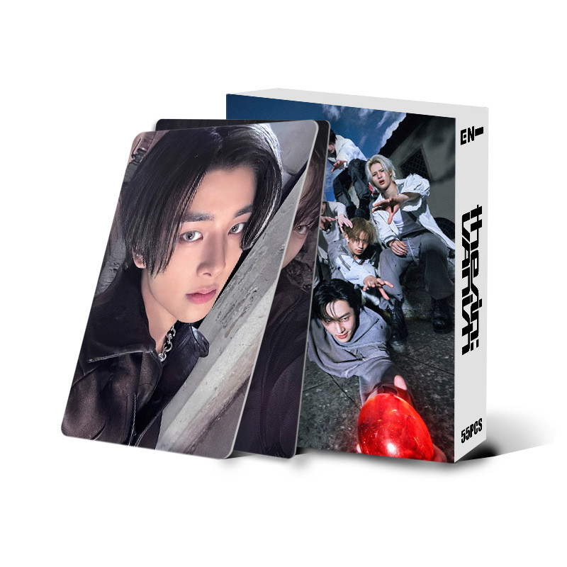 55pcs EN THE SIN VANISH Lomo Cards OUTSIDE YOI BAD DESIRE UNLEASH ROMANCE UNTOLD Photocards HEESEUNG JAKE JAY JUNGWON NI