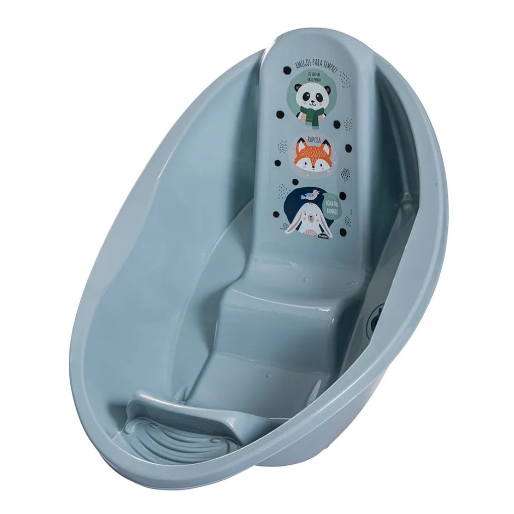 Banheira Ergonômica Bebê Plasútil Bichinhos 24 L Livre de BPA em Oferta na Shopee