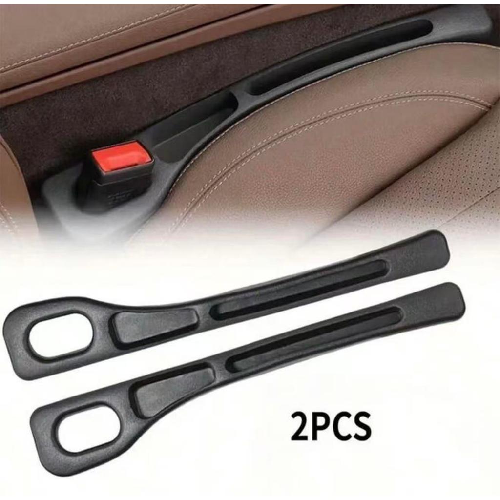 2 Pçs Assento De Carro Gap Filler Organizador PU Universal Lacuna Anti-Vazamento Rolha Tira Slot Armazenamento Acessório