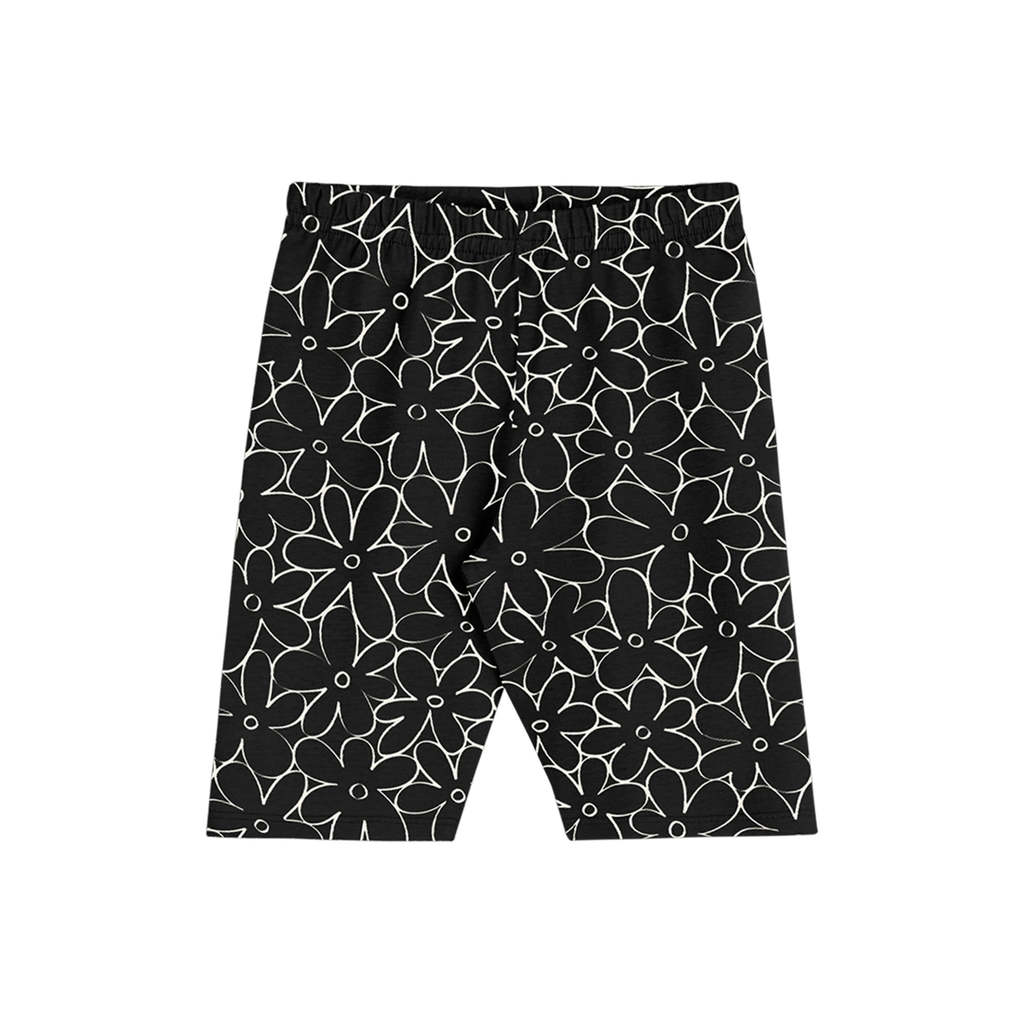 Bermuda Ciclista Infantil Menina Delicada Elian Preto