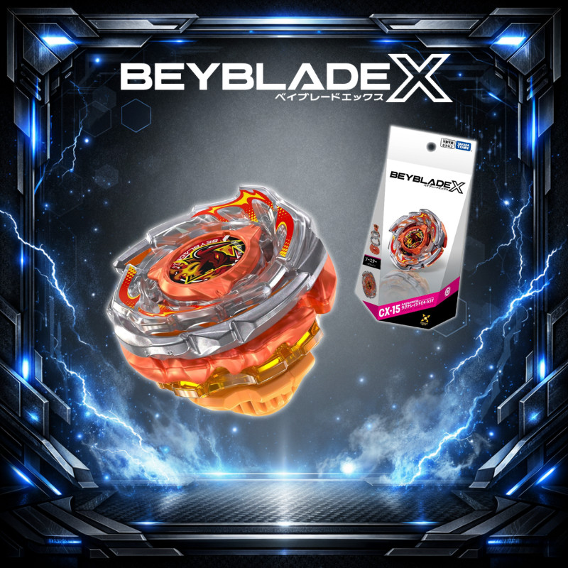 TAKARA TOMY BEYBLADE X CX-15 Booster Ragnalage FE4-55Y