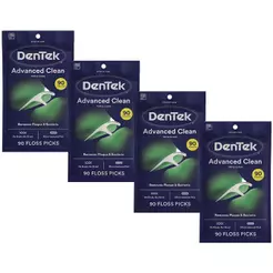 Kit Fio Dental DenTek Floss Picks Triple Clean Advanced Clean 360 unidades