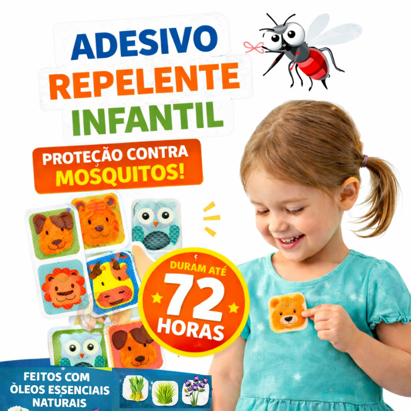 Adesivos Repelentes De Insetos Dos Pces , Remendos Não Tóxicos Do Mosquito Com Desenhos Bonitos Animados , Essencial