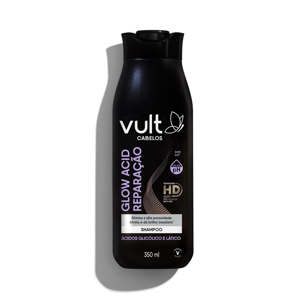 Vult Glow Acid Reparação Shampoo 350ml em Oferta na Shopee