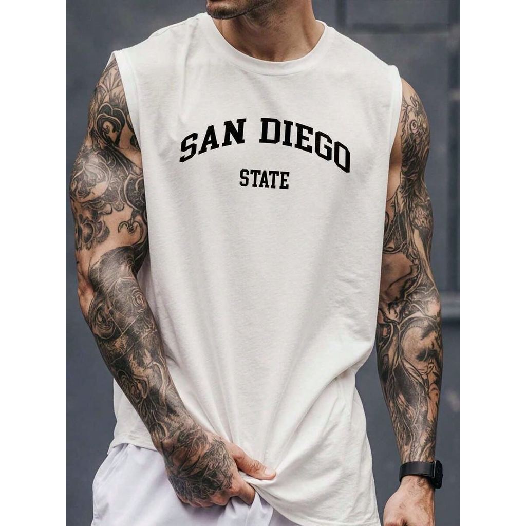 Camiseta Regata Oversized Masculina Streetwear Surf Prancha Camisa Unissex Academia Treino Skate Camiseta Larga Algodão 