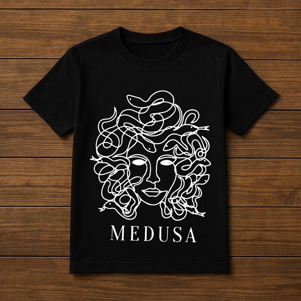Camiseta Unissex Medusa StreetWear Qualidade Premium Despache Rapido