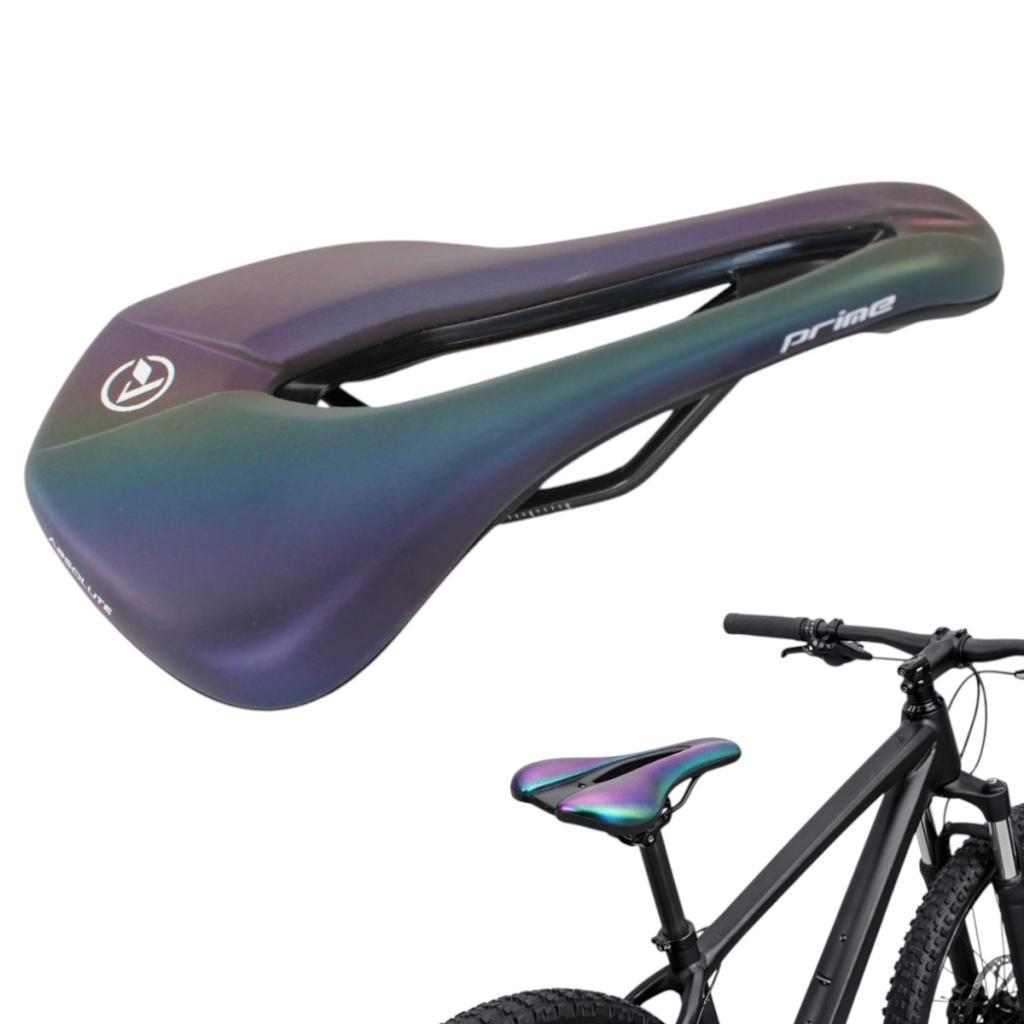 Selim MTB Absolute Prime Camaleão 165mm Vazado Conforto para Bike Speed