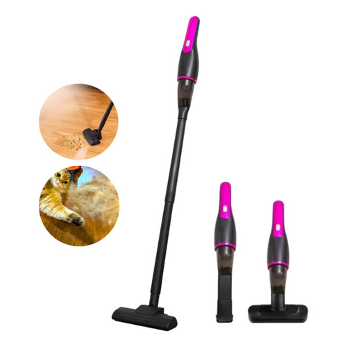 Aspirador De Pó Vertical 3 Em 1 Portátil Leve Recarregável Preto 5v em Oferta na Shopee