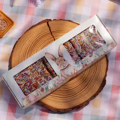 20 CAIXA P/ 03 BROWNIES PASCOA ENCANTOS 5849 ( IDEIA PÁSCOA 2026 )