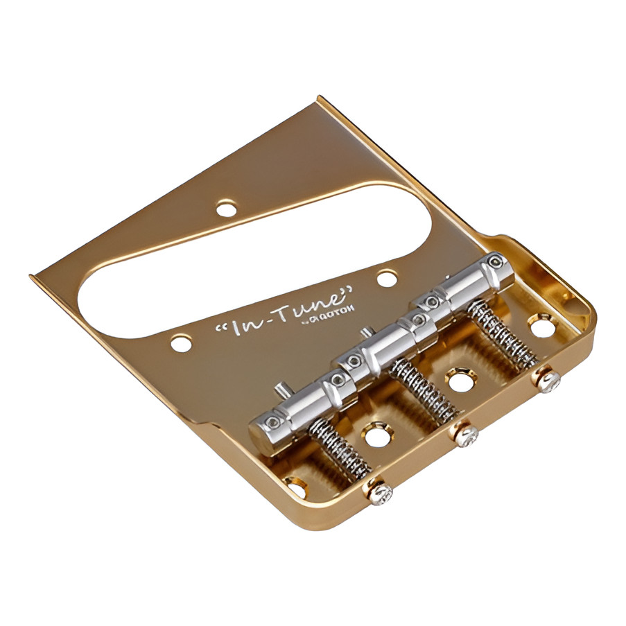 Ponte Gotoh P/ Guitarra Telecaster Dourada Ti Tc1s