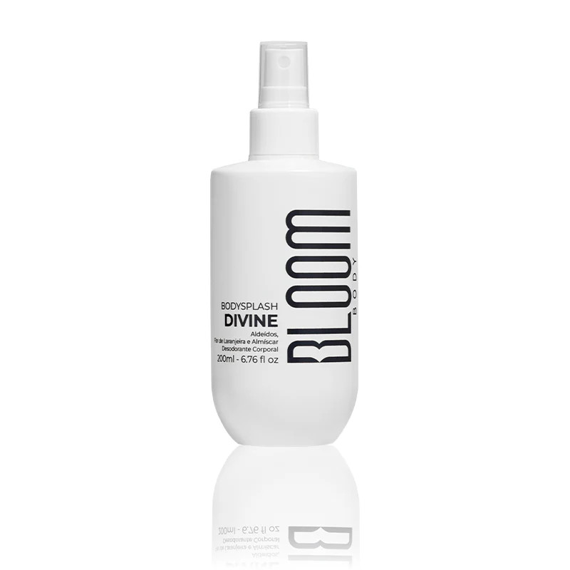 Body Splash Divine 200ml BloomBody Perfume Corporal Aroma Elegante Para Uso Diário