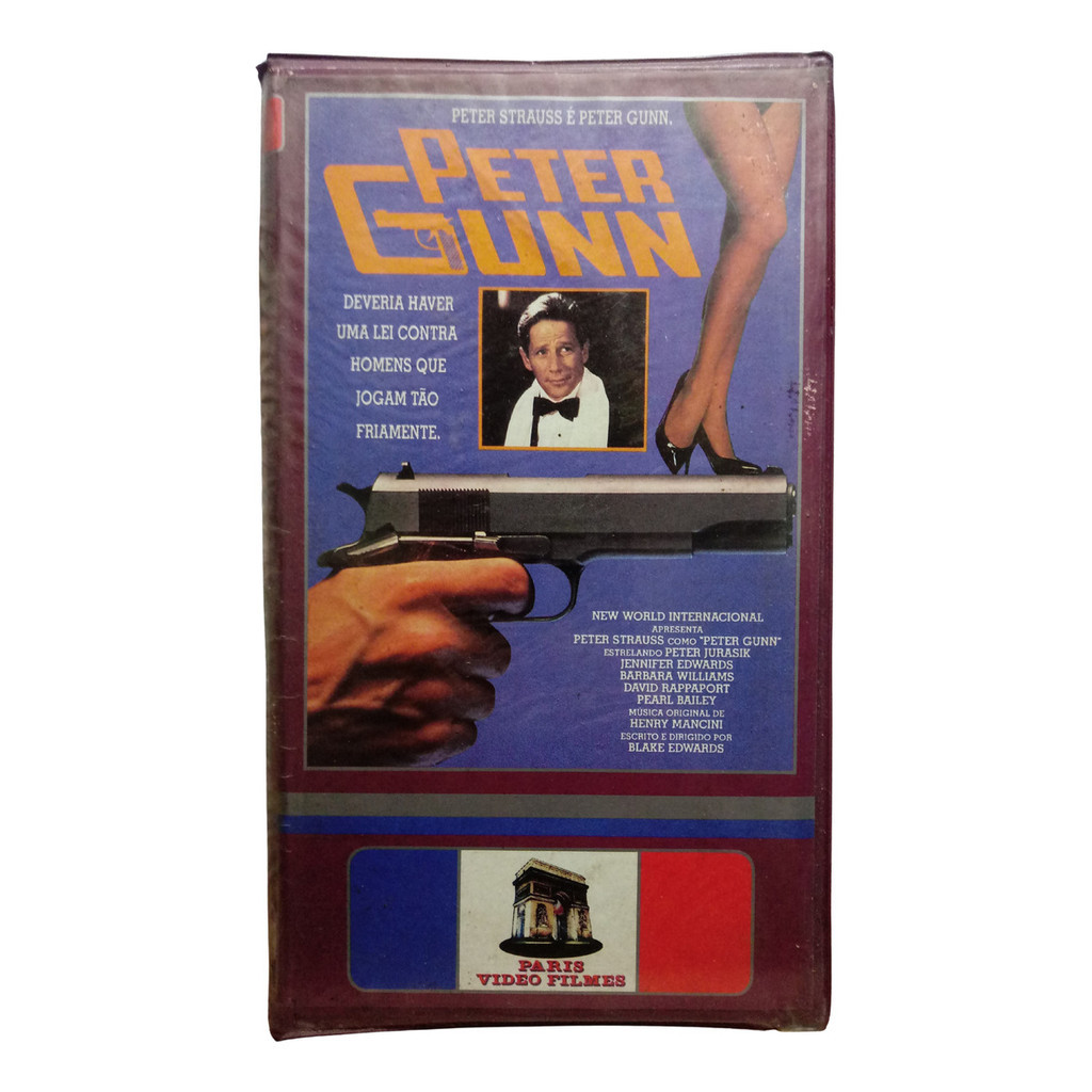Vhs Peter Gunn - Peter Strauss