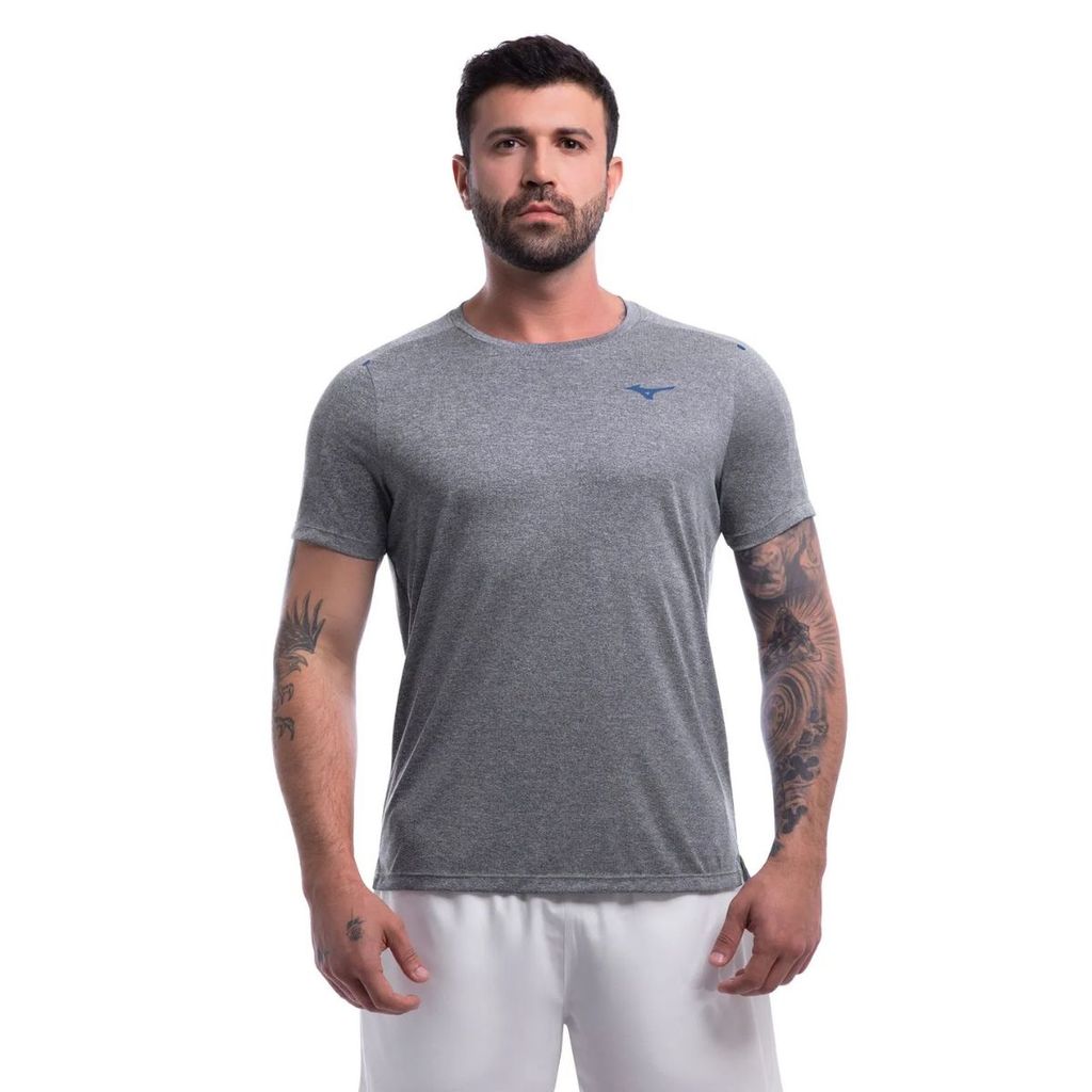 Camiseta de Treino Mizuno Prime New Masculina Casual Esportiva Leve Confortável Academia Original