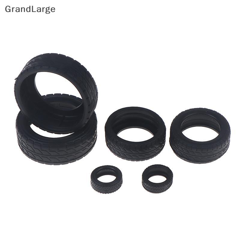 [GrandLarge] 10/20/50 Unidades 1/18 1/24 1/43 Pele De Pneu Modelo De Carro Acessórios De Exibição De Cena Em Miniatura P