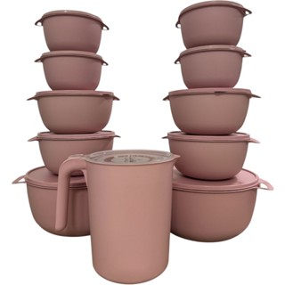 Conjunto Bowl Pote Plástico Redondo 10 peças + 1 Jarra OU 3 Peças, Microondas, Lava-Louças, Freezer em Oferta na Shopee
