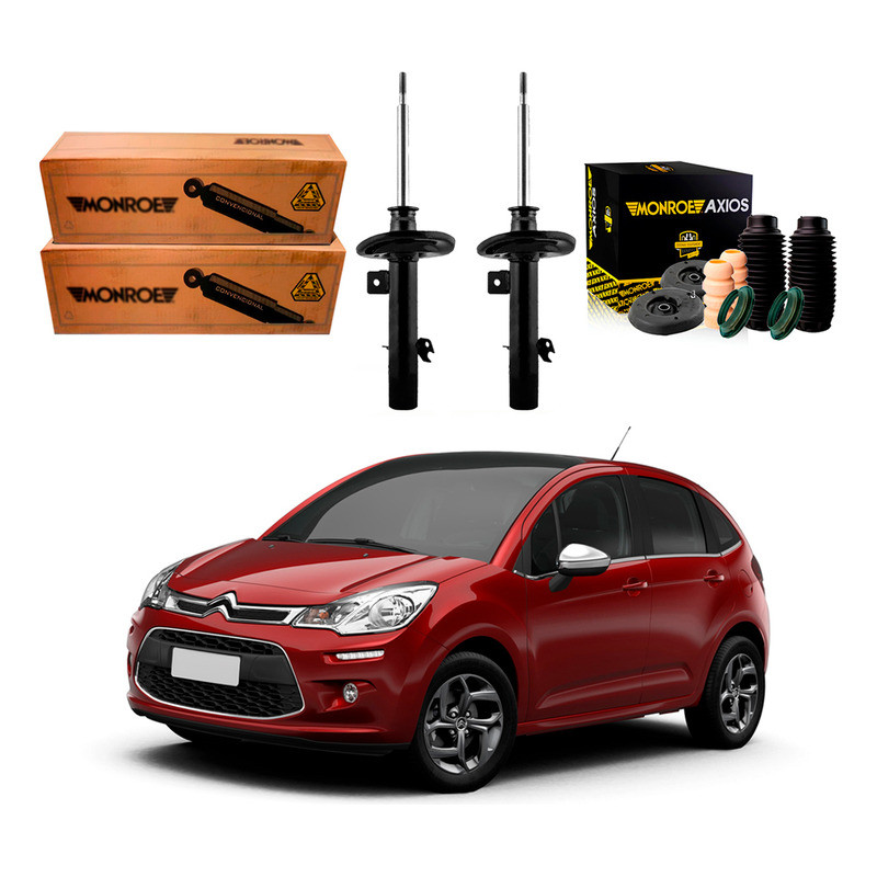 Kit Amortecedor Dianteiro´ C3 Manual 1.5 2013 A 2016