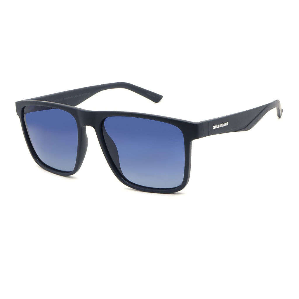 Óculos de Sol Masculino Chilli Beans Quadrado Polarizado Degradê Azul