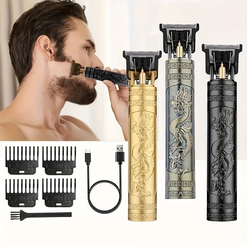 Máquina de Cortar Cabelo Profissional para Barba Aparador Elétrico em Oferta na Shopee