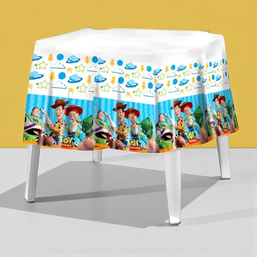 Toalha de Mesa Plástica - Toy Story - 180x120cm - Disney Original - 1 unidade - Regina - Rizzo