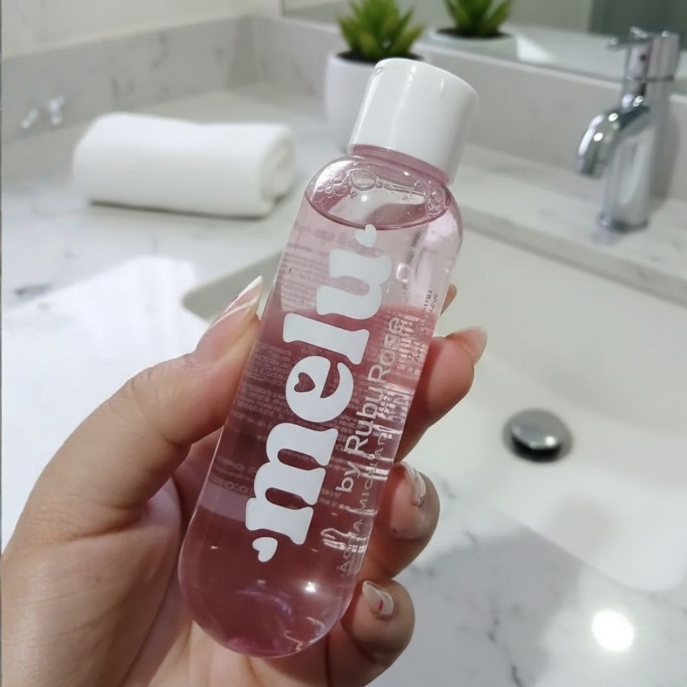 Água Micelar Limpeza Skincare com Ácido Hialurônico e D-Pantenol 100ml Melu by Ruby Rose® RR329