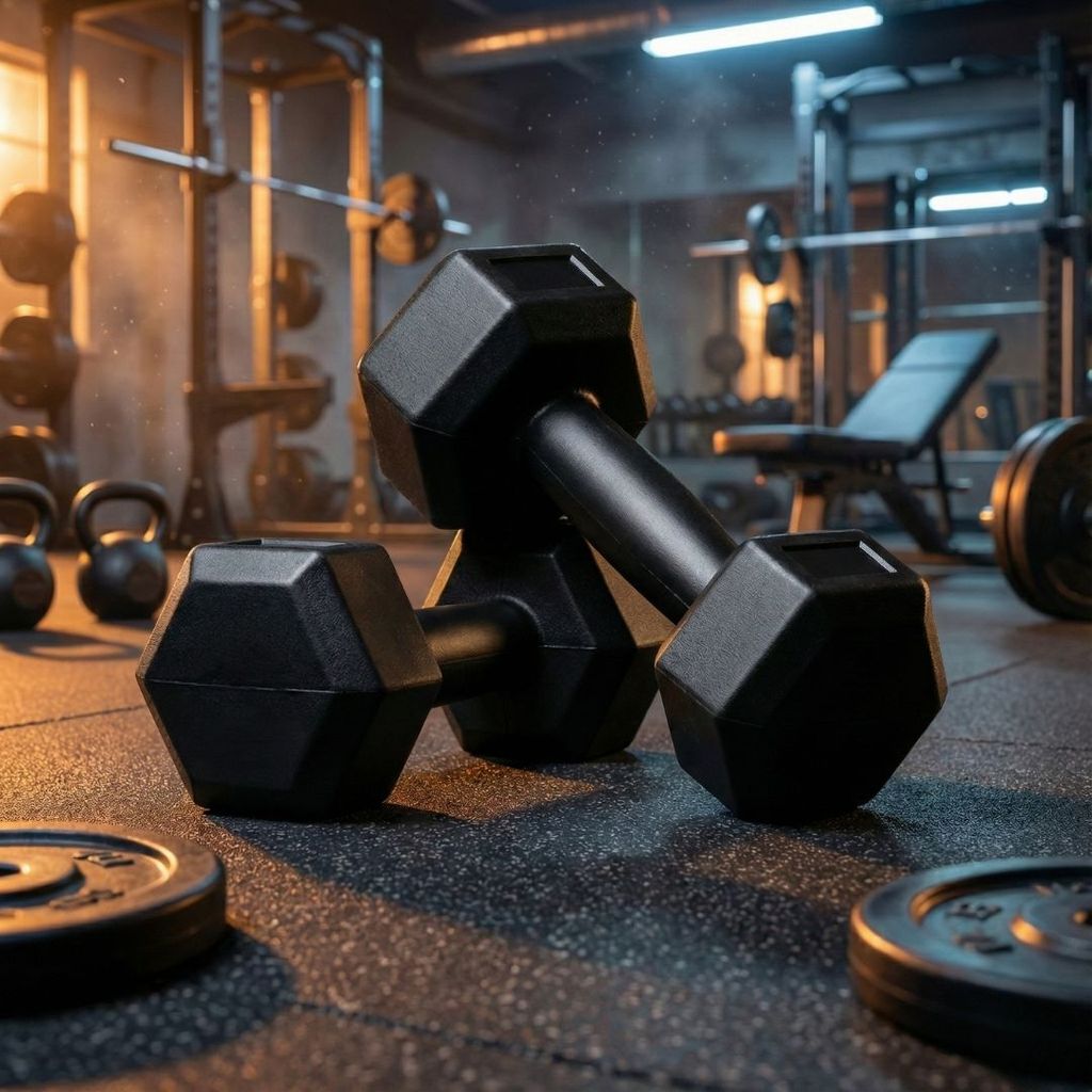 Kit Halteres de Academia 6kg Treino Par de Halteres Peso Musculação Exercício Halter Hexagonal