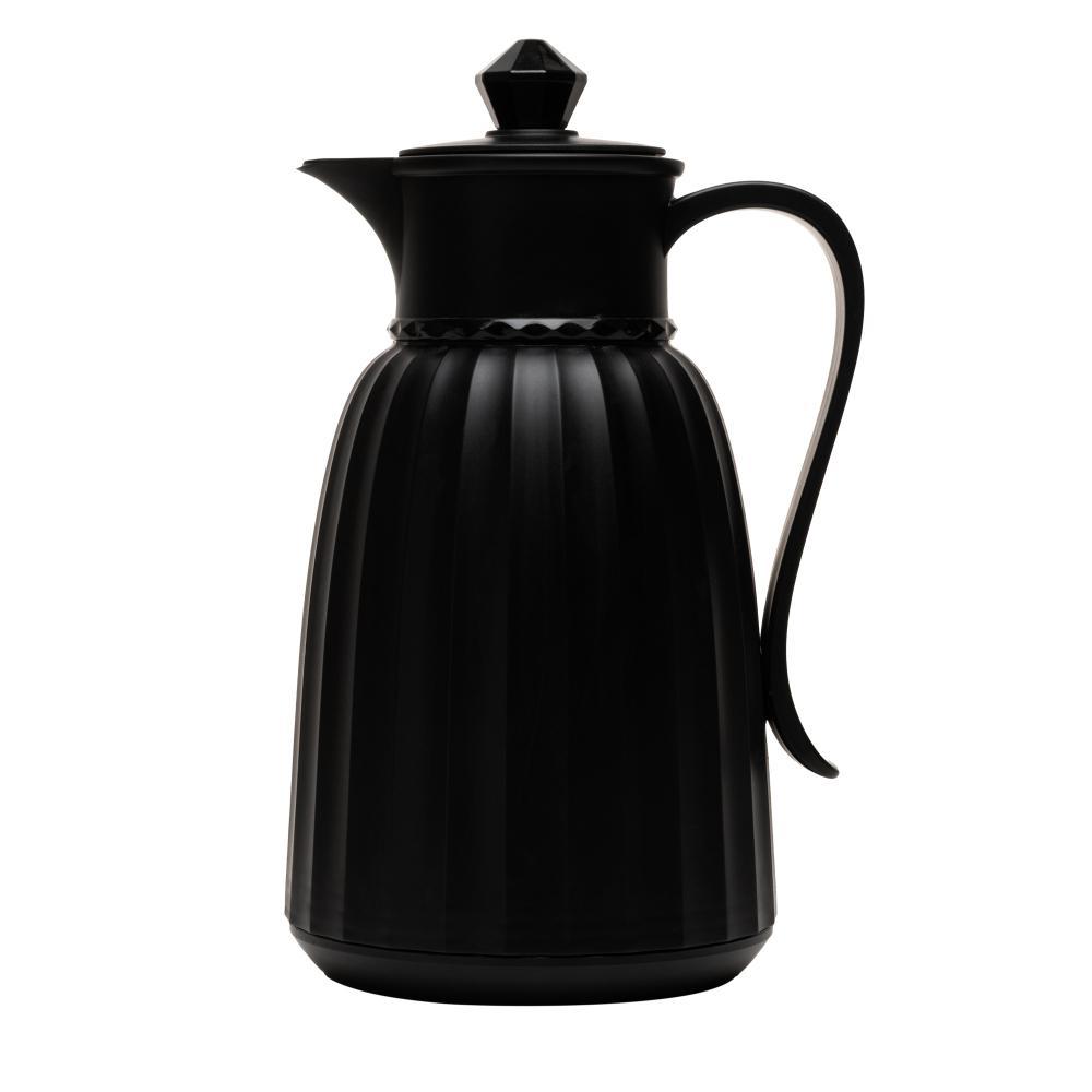 Garrafa Térmica Lyor Queen de Plástico Preta 1L