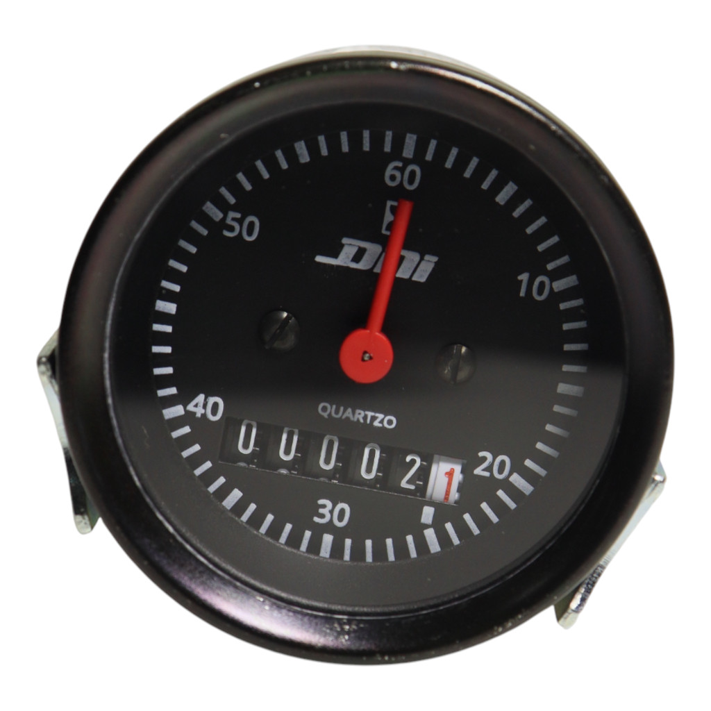 Horímetro Fundo Preto E Aro Preto com Iluminação 52mm Bivolt Universal - DNI 4501 em Oferta na Shopee