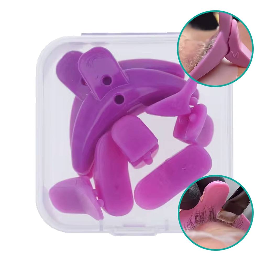 Molde Bob de Silicone para reversão laminação e coloração 2 Pares