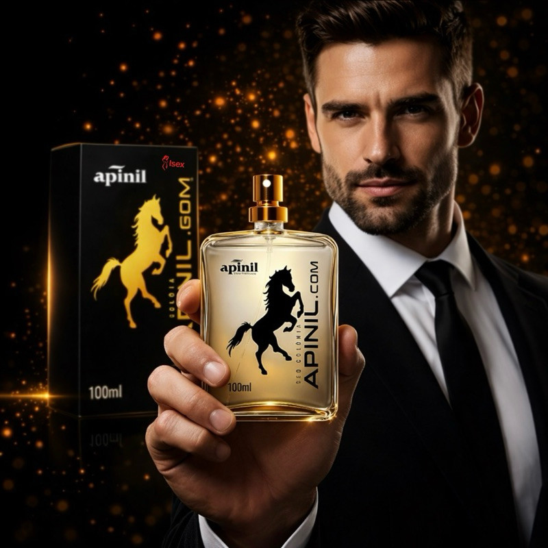 Deo Colônia Perfume Masculino APINIL.COM 100mL - Fragrância Masculina Sedutor Inspiração Ferrari Black