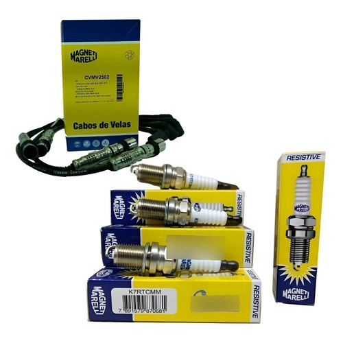 Gol 1.0 Flex G4 G5 2006... Jogo Cabo E Vela Original Marelli Preto em Oferta na Shopee