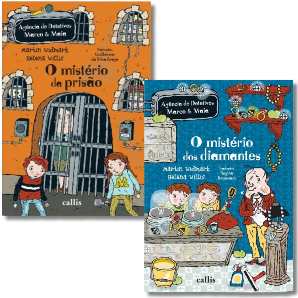 Kit 2 Livros | O Mistério da Prisão + O Mistério dos Diamantes | Agência de Detetives Marco e Maia