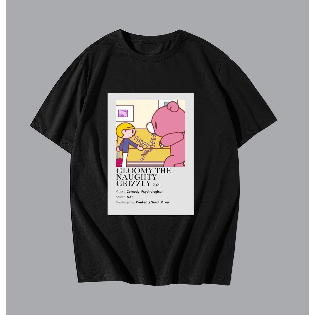 Camiseta Gloomy The Naughty Grizzly Unissex