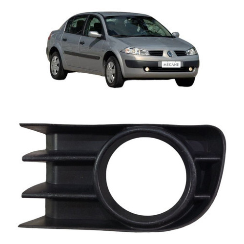 Moldura Farol De Milha Renault Megane 2006 2010 2012 Origina