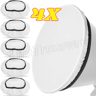 Capas De Luz Suave De 1-4 Unidades-Difusor De Flash Fotográfico De 7 Polegadas-Protetoras-Refletor De Lâmpada Branca Uni